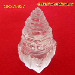 134 CT Natural Crystal Shree Yantra | Sphatik Shri Yantra | Shree Maha Laxmi Yantra
